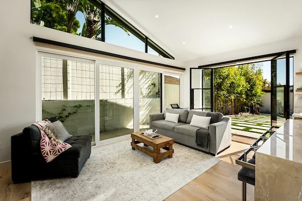 Completed Vaulted Living Room After